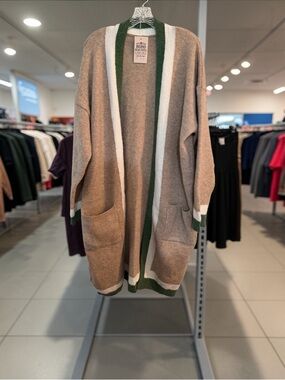 Boho Beautiful Green and Cream Cardigan